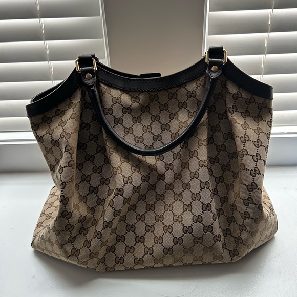 Authentic Gucci Large Sukey Tote Bag - Picture 2 of 9